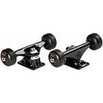 Mini Logo&reg; Truck Assembly - 8" Black - ML Bearings - 52/101 Black Wheels