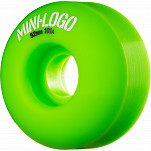 Mini Logo Wheel C-cut 52mm 101A Green 4pk