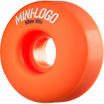 Mini Logo Wheel C-cut 52mm 101A Orange 4pk