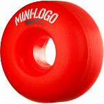 Mini Logo Wheel C-cut 52mm 101A Red 4pk