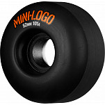 Mini Logo Wheel C-cut 52mm 101A Black 4pk