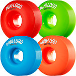 Mini Logo Wheel C-cut 53mm 101A Assorted 4pk