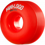 Mini Logo Wheel C-cut 53mm 101A Red 4pk