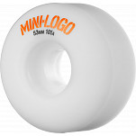 Mini Logo Wheel C-cut 53mm 101A White 4pk