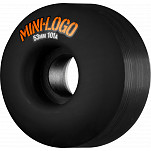 Mini Logo Wheel C-cut 53mm 101A Black 4pk