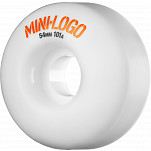 Mini Logo Wheel C-cut 54mm 101A White 4pk
