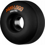 Mini Logo Wheel C-cut 54mm 101A Black 4pk