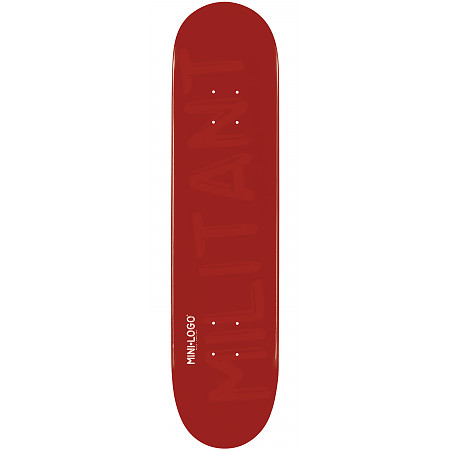Mini Logo Deck 191 7.5" Maroon