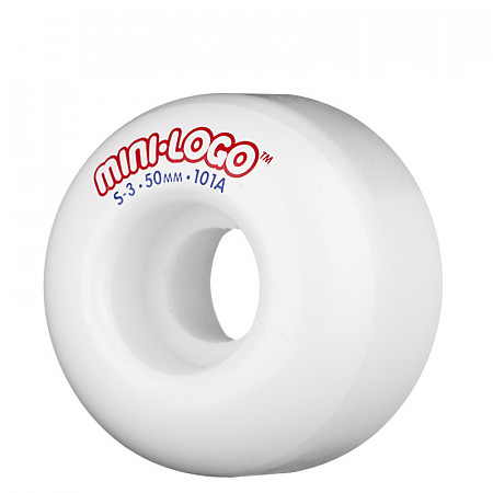 Mini Logo&reg; S-3 50mm 101a - White (4 pack)