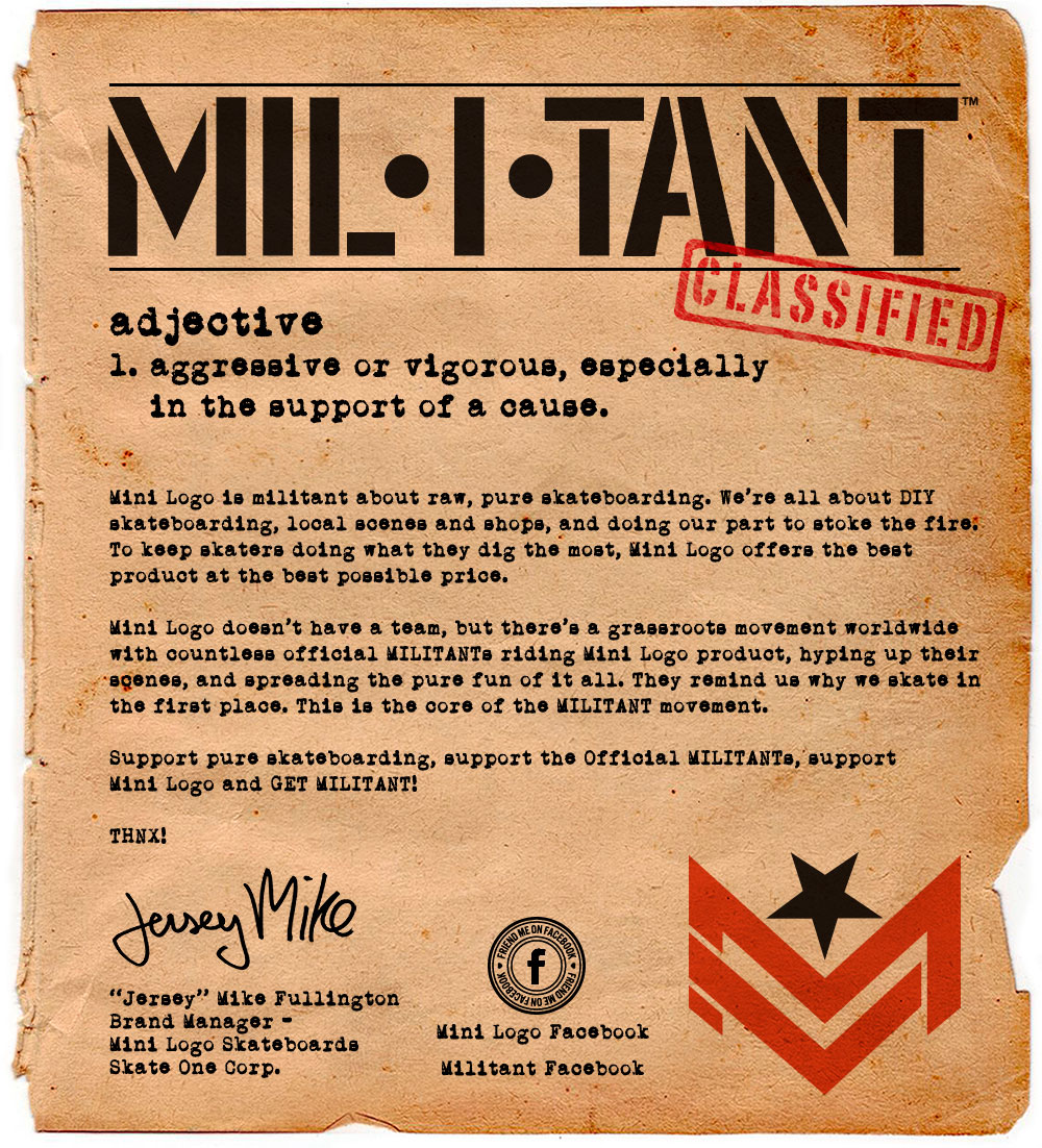 Militant About Skateboarding